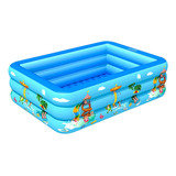 Piscina Inflable Rectangular Niños Piscina D Jardín Infantil