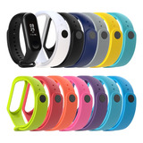 Correa De Silicona Colores Para Xiaomi Mi Band 5 Y 6