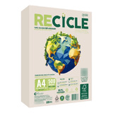  Papel Sulfite A4 75g Recicle Jandaia 500fls