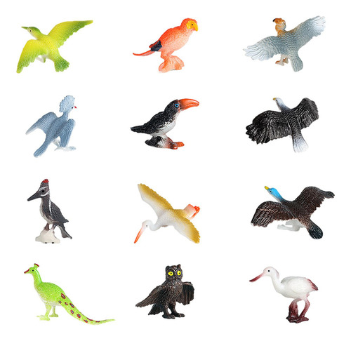 A@gift Shop 12 Uds. Figuras De Animales Realistas, Juego En