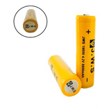 2 Bateria Recarregável J.w.s 18650 - 3,7v Top - Com Chip