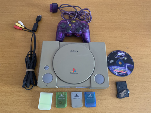 Sony Playstation One Con Chip, Memorias Y Gameshark