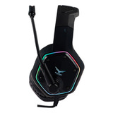 Gaming Naceb Audífonos Headset Gamer Na-0315 Naja Micrófono Sonido 7.1 Conexión Usb 2.0 Iluminación Rgb Color Negro Pug & Play