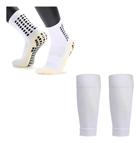 Kit Calcetas Antideslizantes Tipo Trusox Y Calceta Recortada