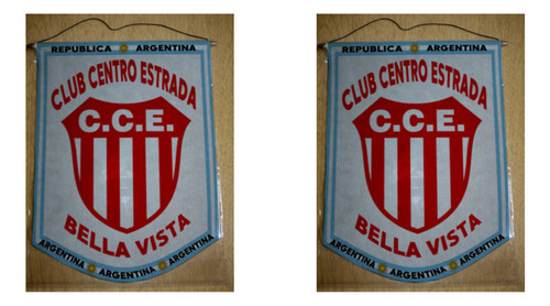 Banderin Mediano 27cm Club Centro Estrada Bella Vista