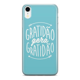 Capinha De Celular Gratidão Gera Gratidão Verde