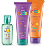 Kit Eudora Kids Infantil Shampoo + Condicionador + Perfume