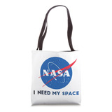 Bolsa De Tela Nasa Necesito Mi Espacio