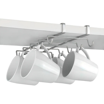Porta Tazas Metaltex Organizador Alacena 10 Tazas Color Gris | Envío gratis