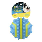 Juguete Pelota Spiky Fetch Grande Para Perro Fancy Pets Color Azul/amarillo