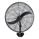 Ventilador De Pared Masterfan Huracán Negro Con 2 Aspas De  Metal, 30  De Diámetro 127 v