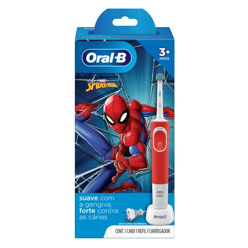 Escova Elétrica Dental Oral-b Vitality Spider-man 1 Unidade