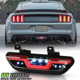 2015-2021 Ford Mustang Smoke W/clear Led Tube Parking Li Yyk