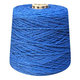 Barbante Colorido Número 6 Fios Para Crochê 1 Kg Prial Cor Azul Royal