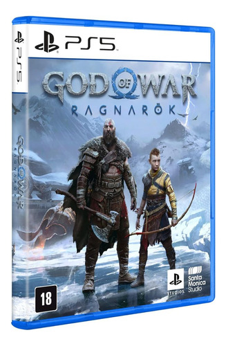 Jogo God Of War Ragnarok Mídia Física Português Br - Ps5