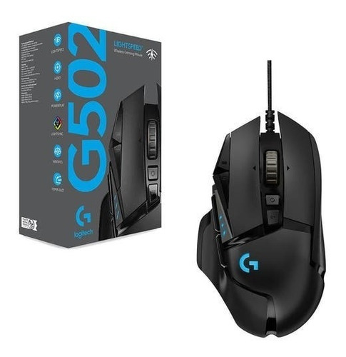 Mouse Gamer Inalambrico Logitech G502 Lightspeed Color Negro