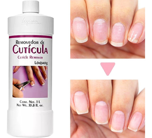 Removedor De Cutícula Loquay Ablandador Manicura 1 Litro