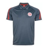 Camisa Polo Internacional/inter Dry-fit Cinza Masculina