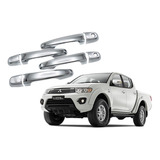 Cubre Manillas Cromada Mitsubishi L200 2008-2015