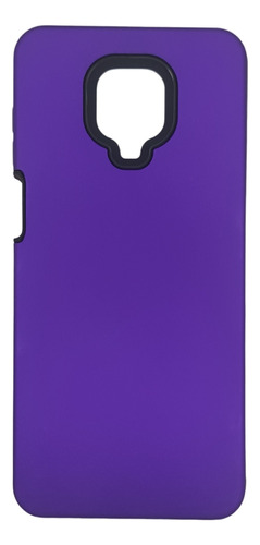 Funda Estuche Rígido Antigolpes Para Redmi Note 9s Morado