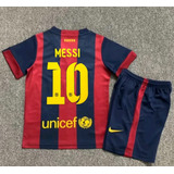 Barcelona Jersey 10-11 Kit Niño Retro Messi #10 