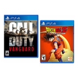 Combo Pack Call Of Duty Vanguard + Dragon Ball Z Ps4 Nuevos*