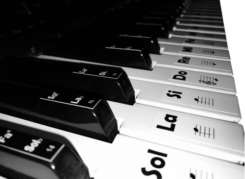 Stickers Adhesivos Para Piano 88 Teclas Notas Musicales