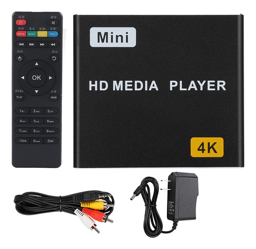 Reproductor Multimedia Digital Us Plug 100-240 V 4k Full Hd