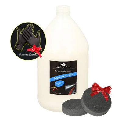 Abrillantador Crema Shiny Car Almorol Galón Plásticos Llantas Blanco | Envío gratis
