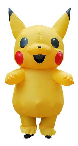 Fantasia Pikachu Inflável Pokemon Infantil Cosplay Pokemon