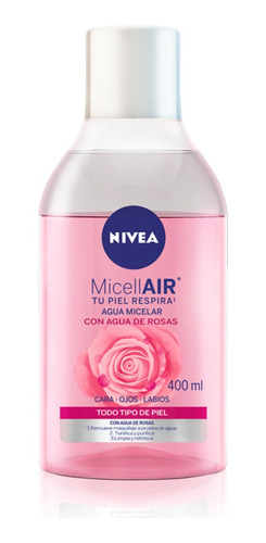 Agua Micellair Nivea Agua De Rosas - mL a $80