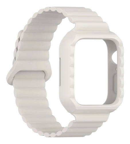 Silicona Magnética Para Apple Watch Parachoques 2 En 1 45