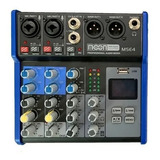 Consola De Sonido Mixer 4 Canales Usb Bluetooth Moon Mse4