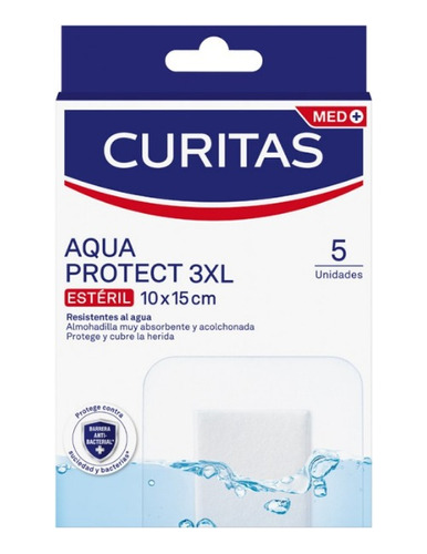 Curitas Aqua Protect Esteril 10x15cm 3xl 5un