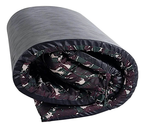 Colchonete Solteiro Impermeável + Travesseiro Luxo Camping
