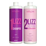 Escova Progressiva Orgânica Lizz Repair Hanova 1000ml