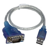 Adaptador Conversor Usb A Serie Rs232 Impres Win Linux Ds Color Gris