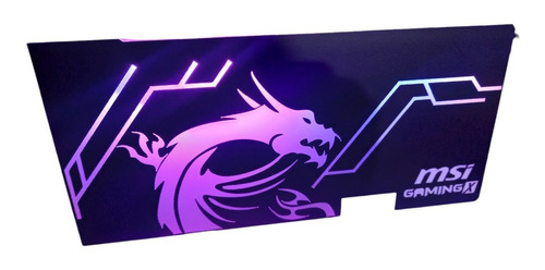 Backplate Rgb Para Gpu Personalisada!