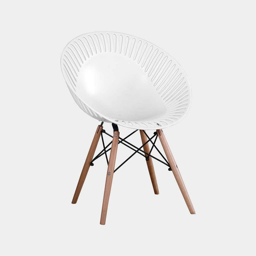 Silla Living Diseño Eiffel Eames Blanco -mod. 436 Livinhouse