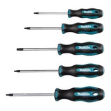 Juego De 5 Desarmadores Magneticos Tipo Torx E-10534 Makita