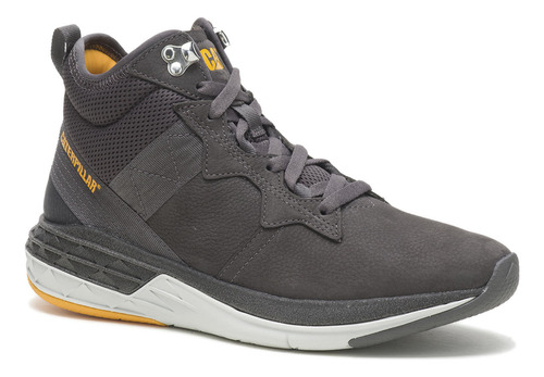 Zapatilla C/caña Cuero Hombre Cityrogue Mid Gris Cat