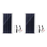 2 Paneles Solares Portátiles De 30 W, Duales, 12/5 V Dc, Usb