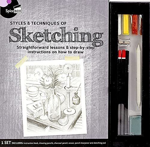 Kit De Arte Para Adultos  Spicebox Masterclass Sketching 