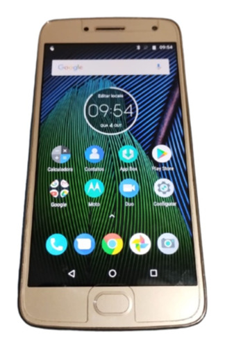  Moto G5 Plus 32 Gb Ouro-fino 2 Gb Ram Tv Hdtv