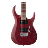 Guitarra Cort X100 Strato Cherry Burst Open Pore - Regulada