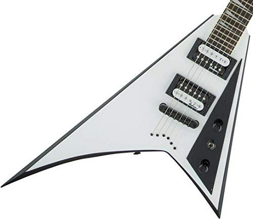 Guitarra Eléctrica Jackson Js32t - Blanco Con Ribetes Negros