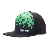 Gorra Minecraft Para Niños Frente Plano Talla Unica Osfm *sk