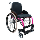 Cadeira De Rodas Monobloco M3 Premium 40cm Rosa Pink 