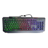 Teclado Alambrico Gamer Rgb Retroiluminado Qwerty Usb 2.0 