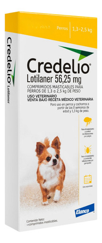 Credelio Perro 1.3-2.5kg X3 Tab